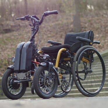 Przystawka elektryczna do wózka inwalidzkiego Q8