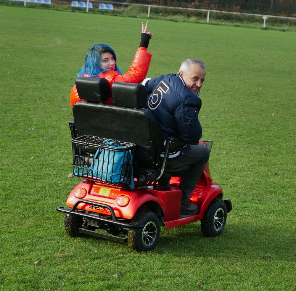 Skuter inwalidzki dwuosobowy TwinGo PE0605P - obrazek 2