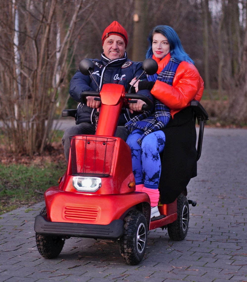 Skuter inwalidzki dwuosobowy TwinGo PE0605P - obrazek 4