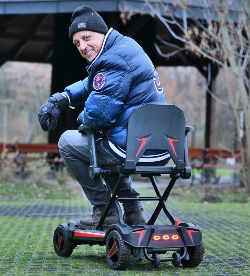 Skuter inwalidzki elektryczny N3473A EFOLD - obrazek 3