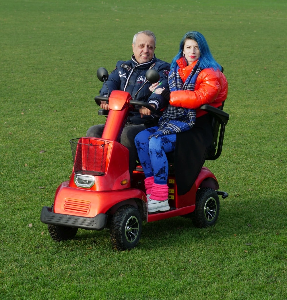 Skuter inwalidzki dwuosobowy TwinGo PE0605P - obrazek 3