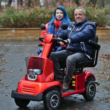 Skuter inwalidzki dwuosobowy TwinGo PE0605P