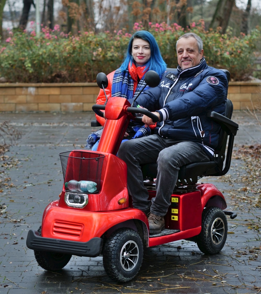 Skuter inwalidzki dwuosobowy TwinGo PE0605P