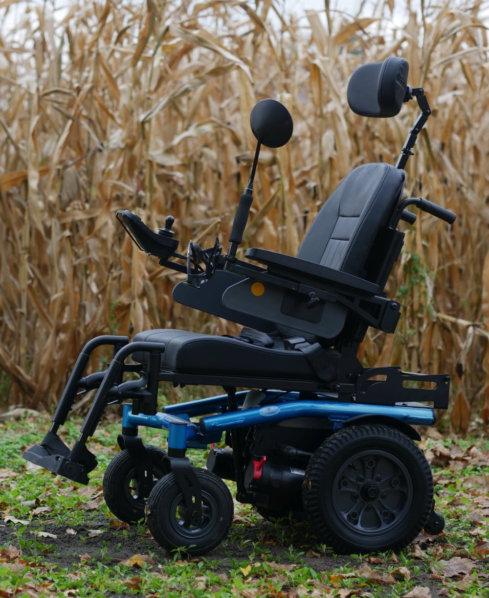 Wózek inwalidzki elektryczny terenowy Enjoycare EPW616B Blue - obrazek 2