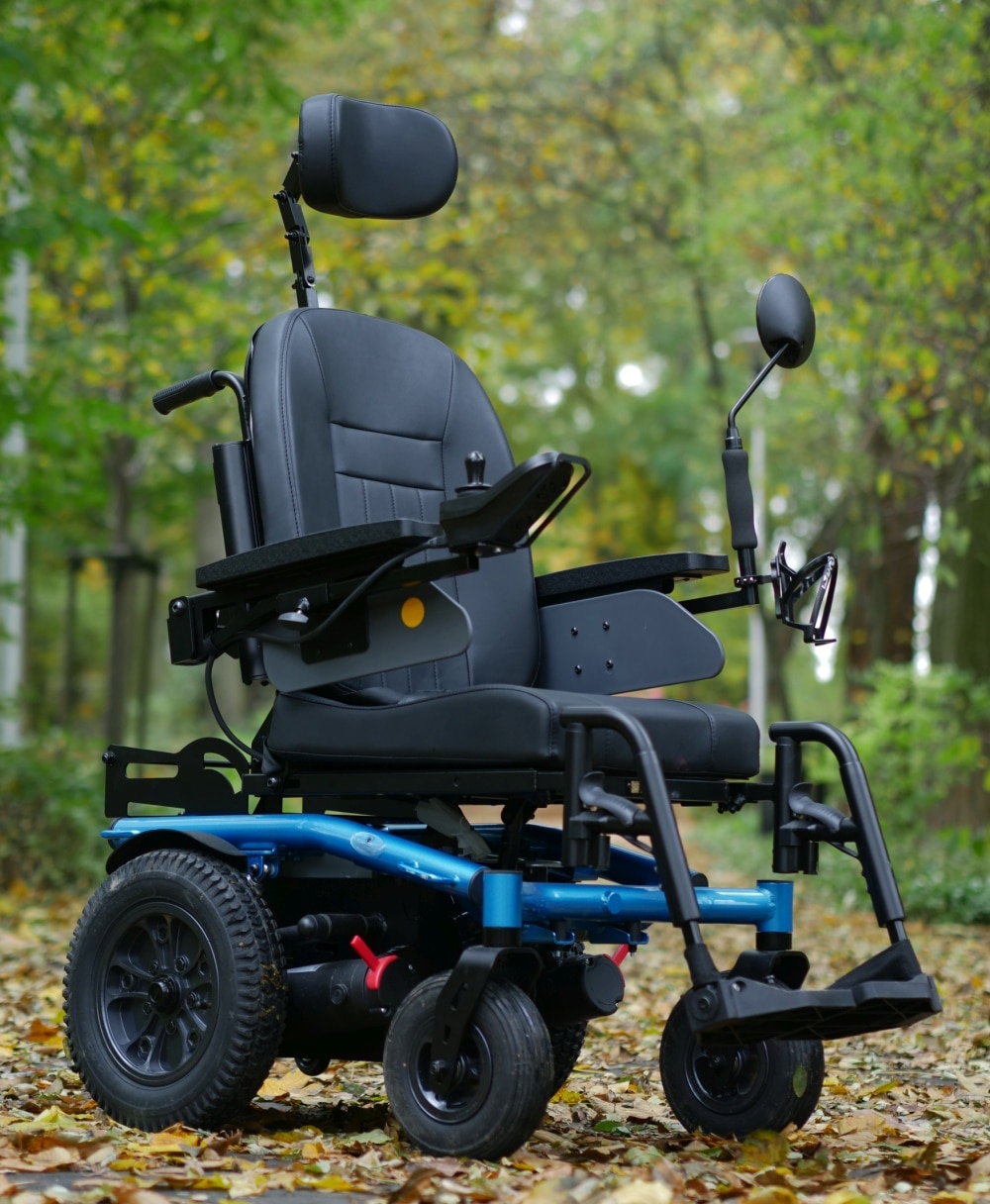 Wózek inwalidzki elektryczny terenowy Enjoycare EPW616B Blue