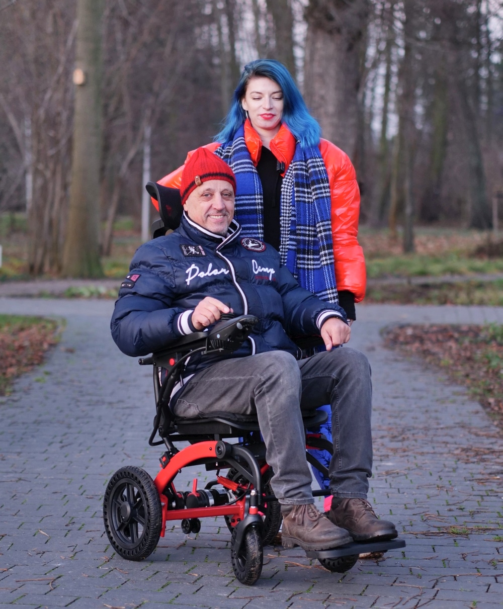 Wózek inwalidzki elektryczny HE704 - obrazek 3