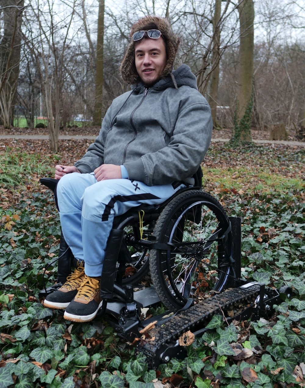 Wózek inwalidzki elektryczny TerraX P (platforma gąsienicowa) - obrazek 6